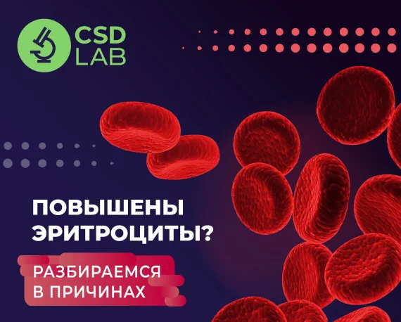 Общий анализ крови повышенные эритроциты CSD LAB